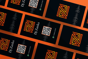 Imagem Cartão de visita Logo DJ Zanka