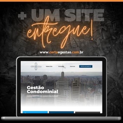 Imagem do site Certa Gestão - Soluções para condomínios - São Paulo